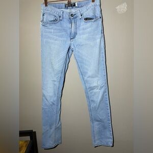 Analog Creeper Jean Skinny Fit  Light Blue Men's Jeans waist 32